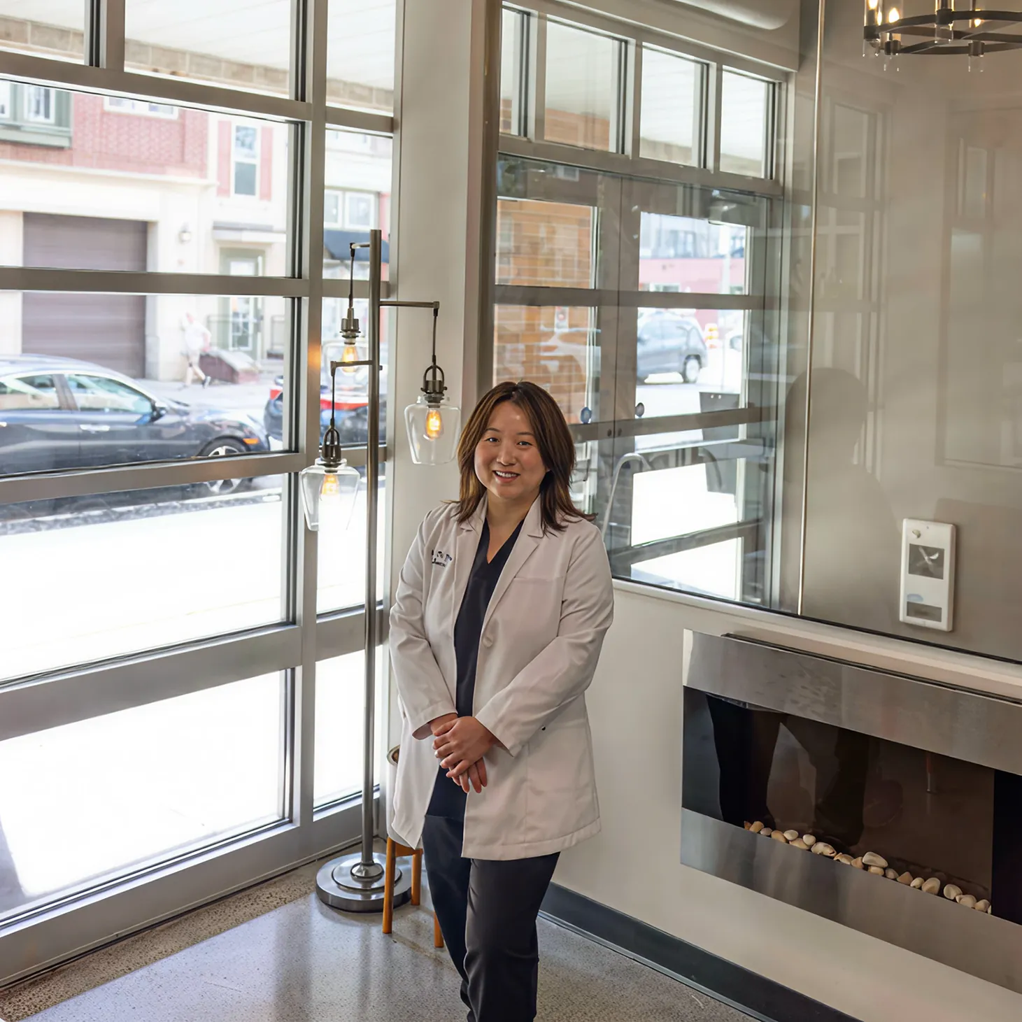 Dr. Pa Kou Yang in the Minneapolis Dentistry Company office
